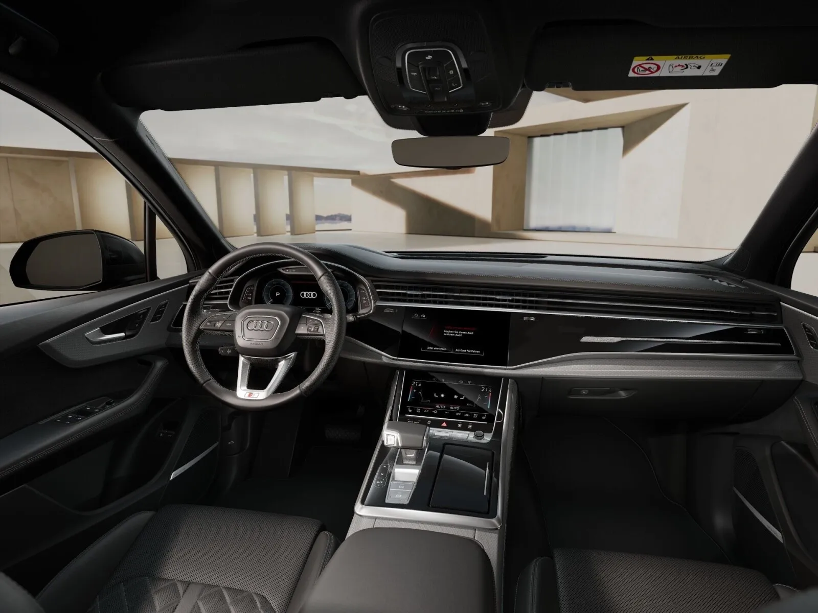 wnętrze luksusowego SUV-a Premium